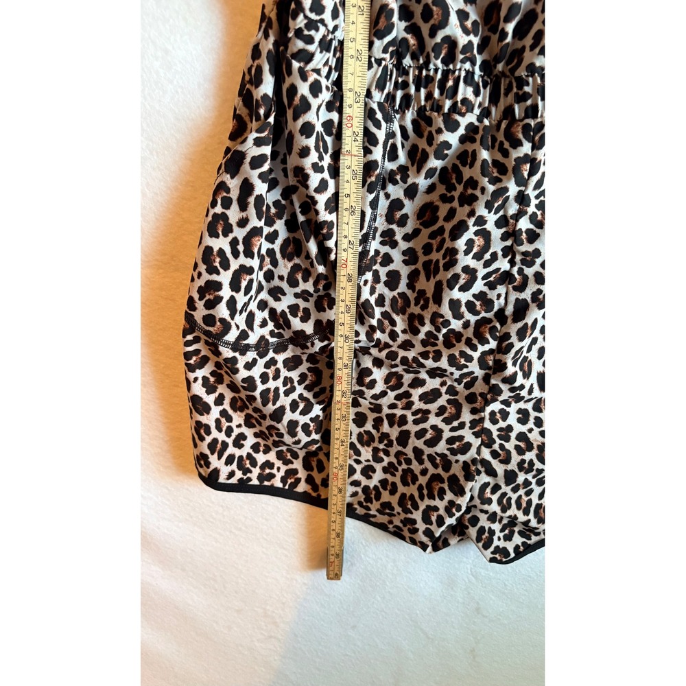 Torrid 2 Active Leopard Print Spaghetti Strap Rom… - image 6